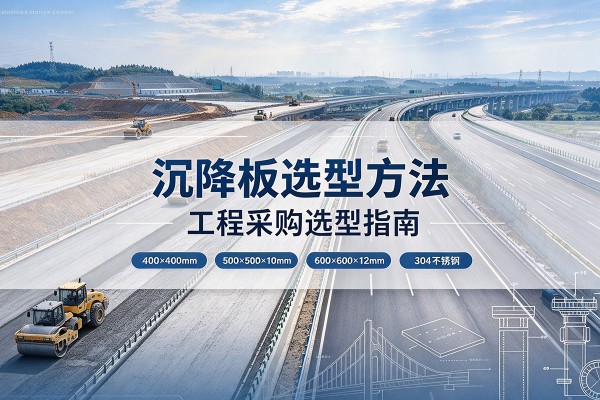 金昌沉降板选择方法