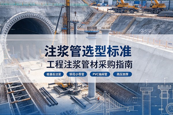 金昌注浆管选型标准