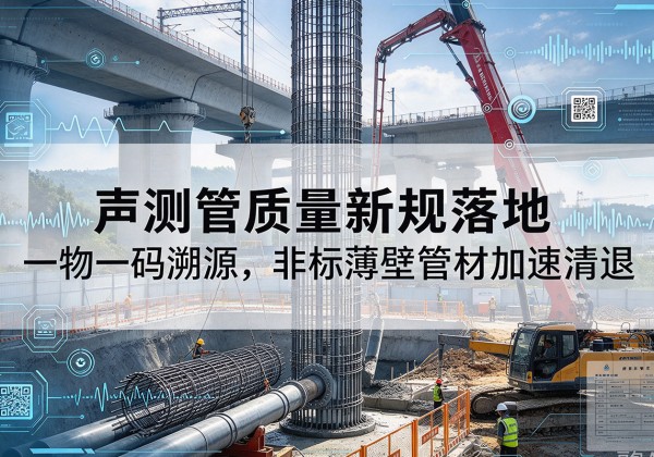金昌声测管质量新规落地，一物一码溯源，非标薄壁管材加速清退