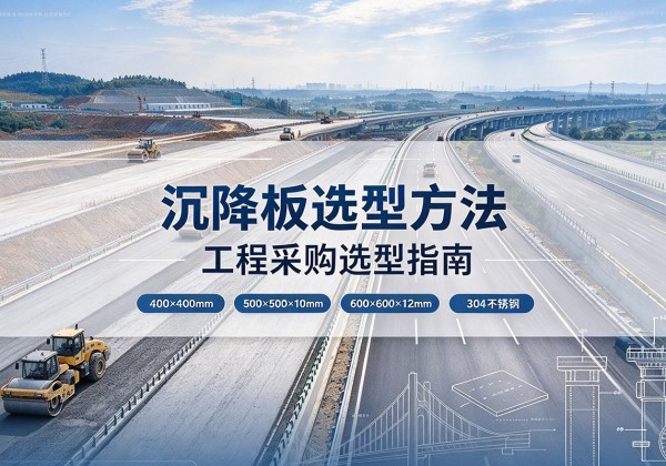 金昌沉降板选择方法
